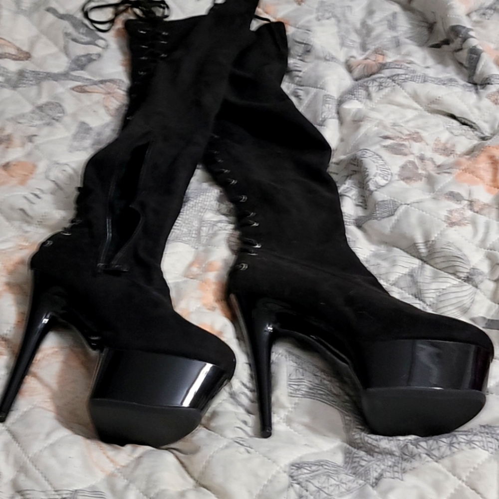 Above the knee boots